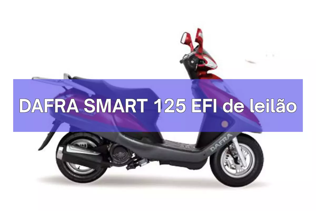 DAFRA SMART 125 EFI em leilão