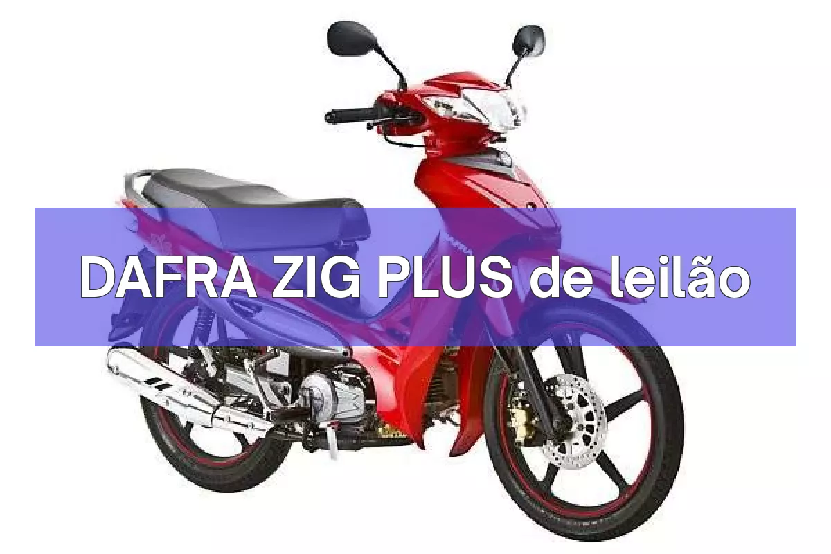 DAFRA ZIG PLUS em leilão