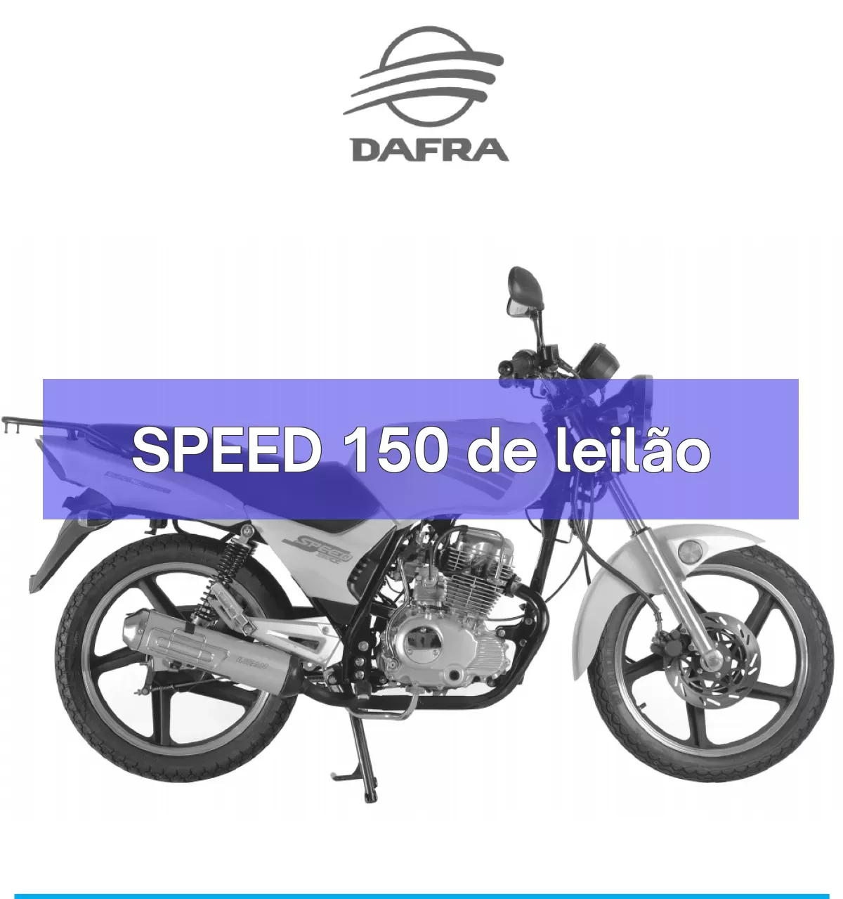 SPEED 150 em leilão
