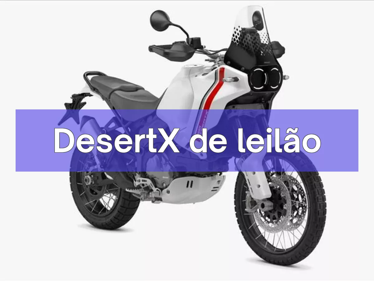 DesertX em leilão