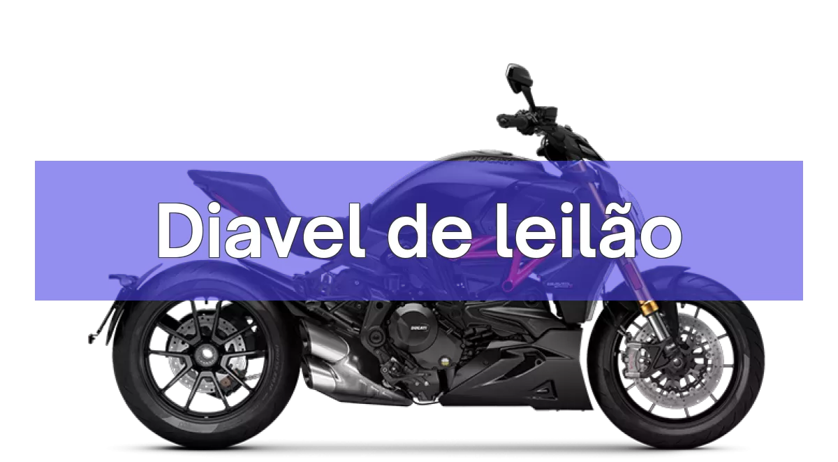 Diavel em leilão