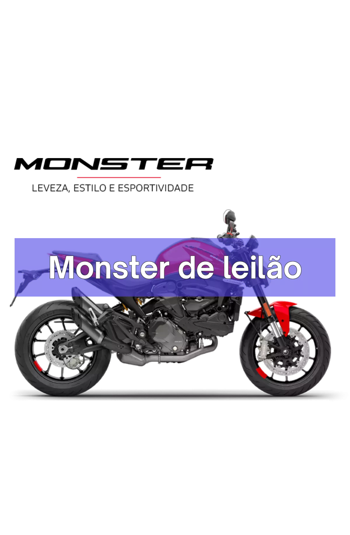 Monster em leilão
