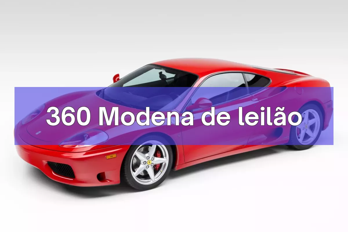 360 Modena em leilão