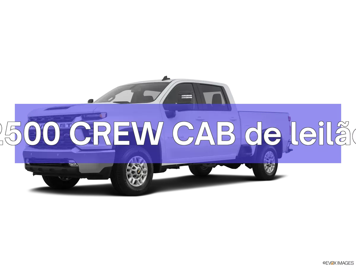 2500 CREW CAB em leilão