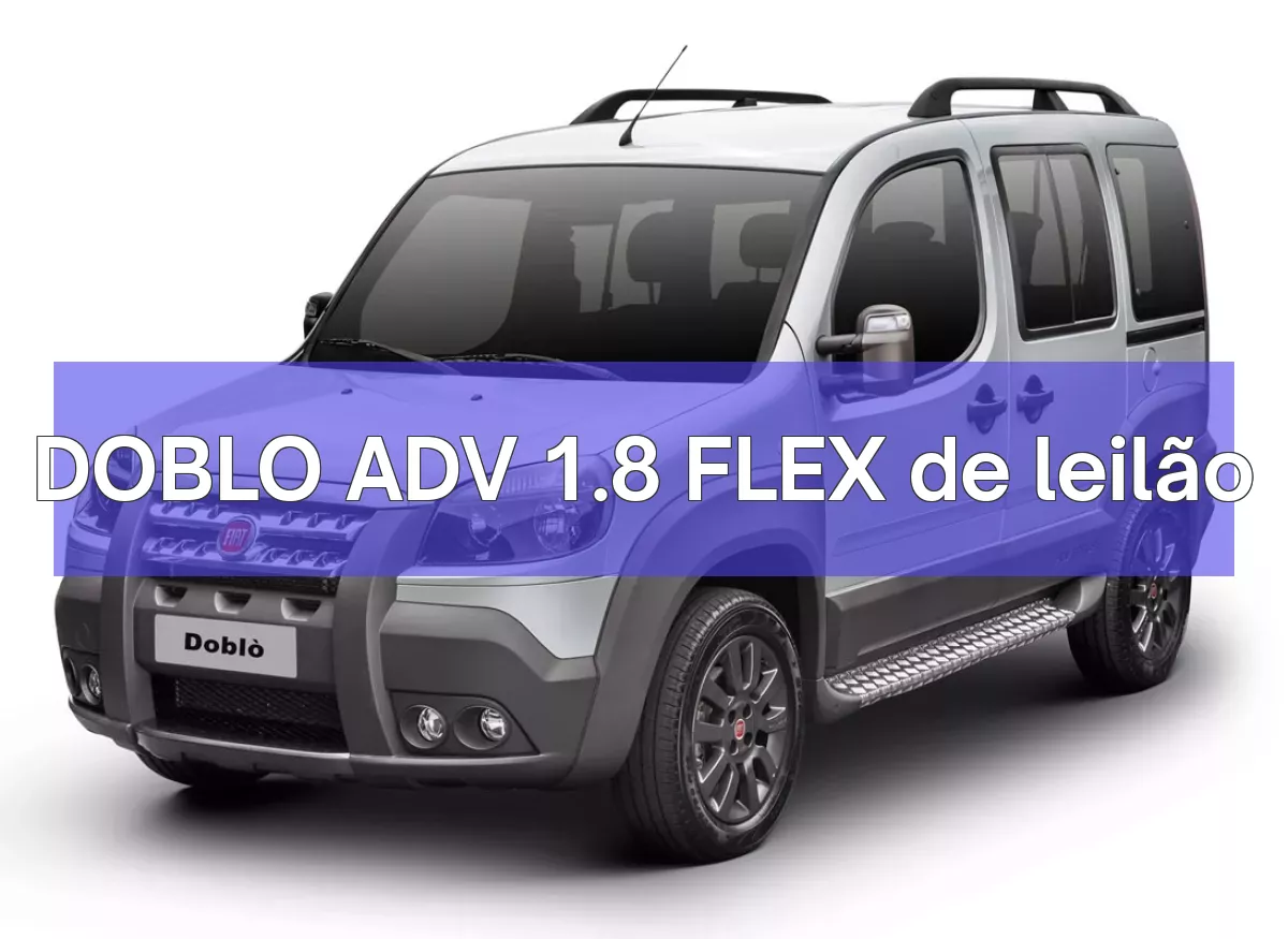 DOBLO ADV 1.8 FLEX em leilão