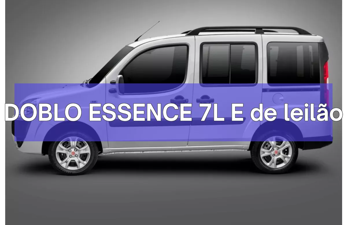 DOBLO ESSENCE 7L E em leilão