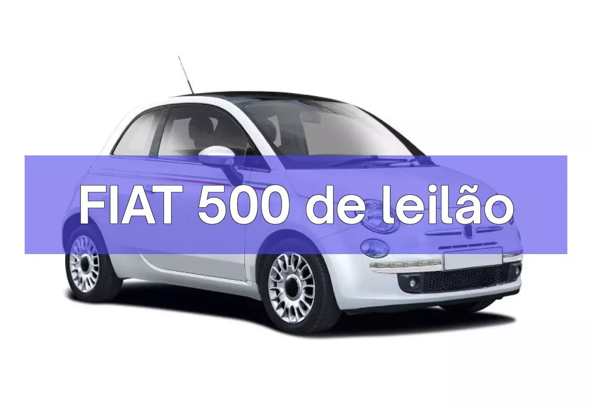 FIAT 500 em leilão