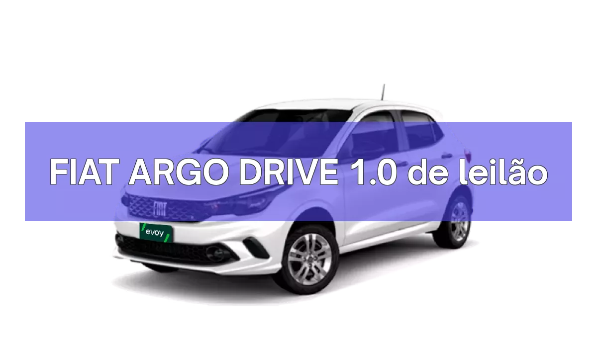 FIAT ARGO DRIVE 1.0 em leilão