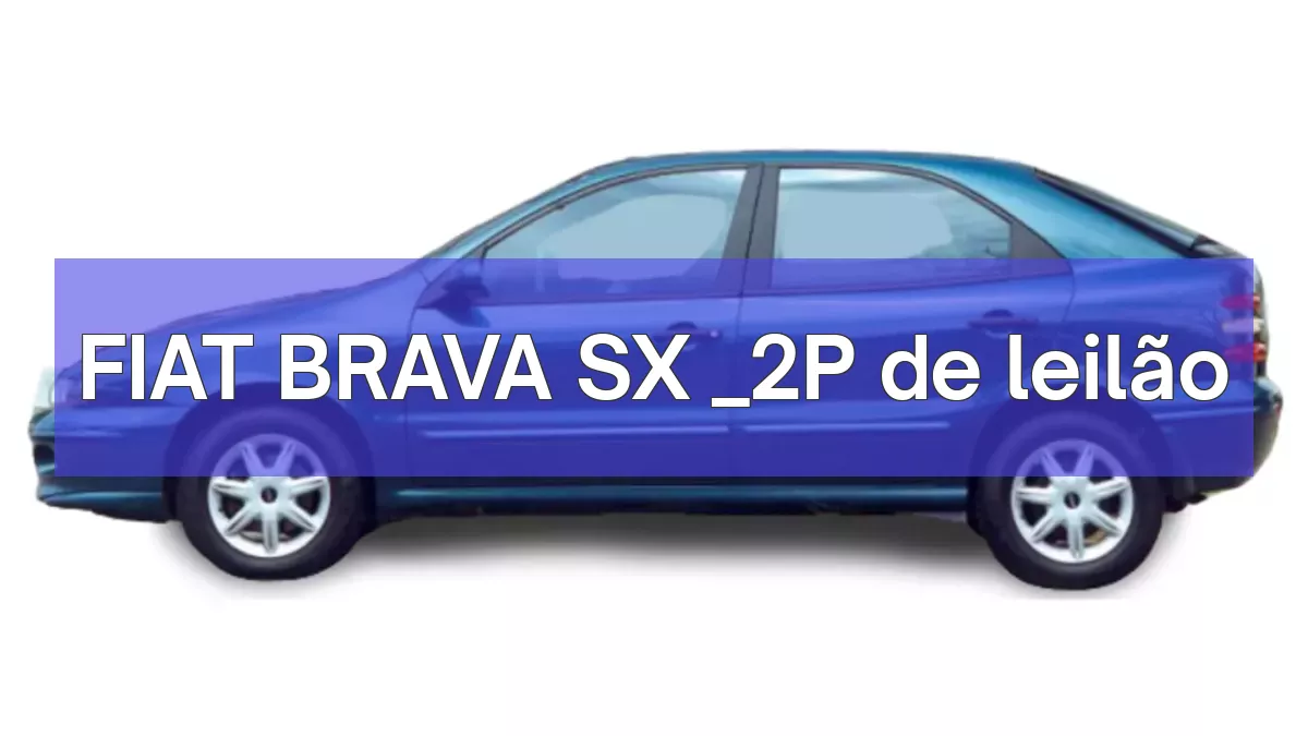 FIAT BRAVA SX _2P em leilão