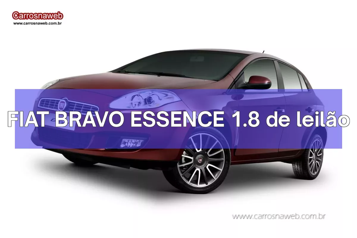 FIAT BRAVO ESSENCE 1.8 em leilão