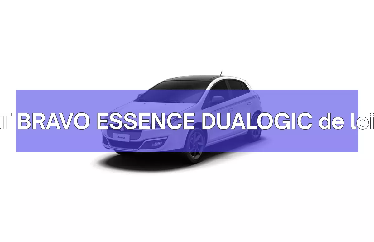 FIAT BRAVO ESSENCE DUALOGIC em leilão