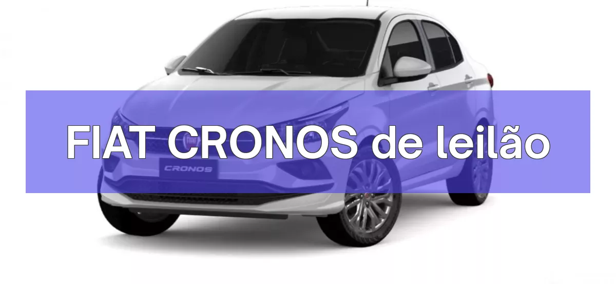 FIAT CRONOS em leilão