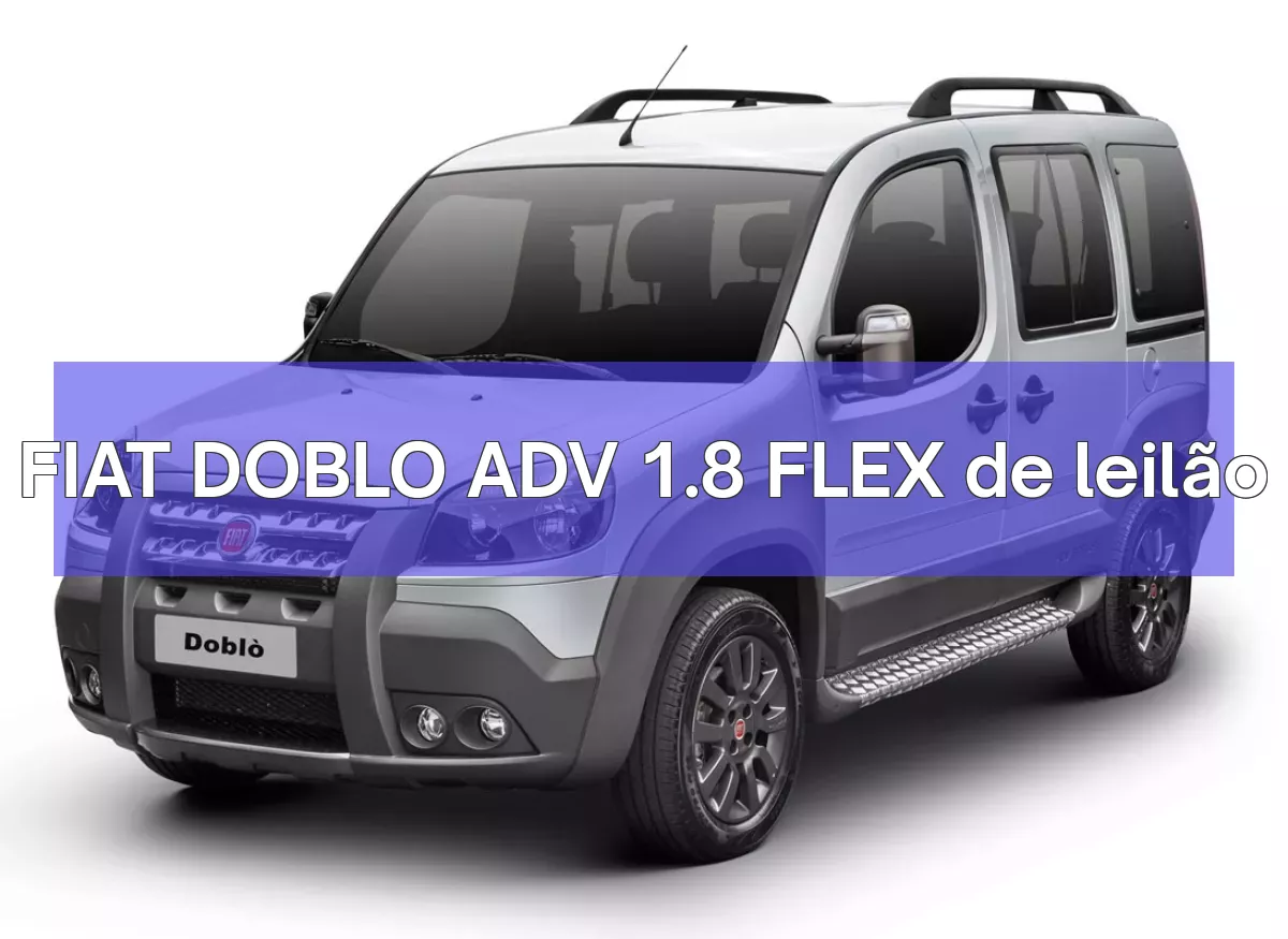 FIAT DOBLO ADV 1.8 FLEX em leilão