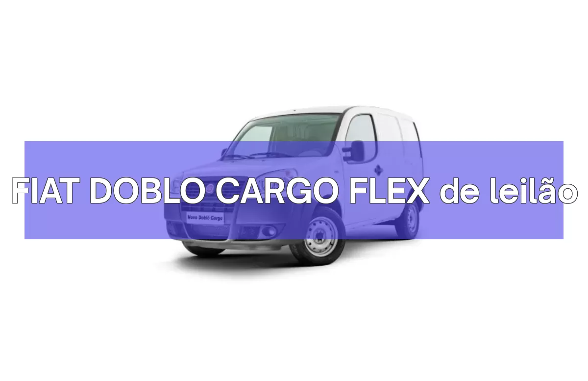 FIAT DOBLO CARGO FLEX em leilão