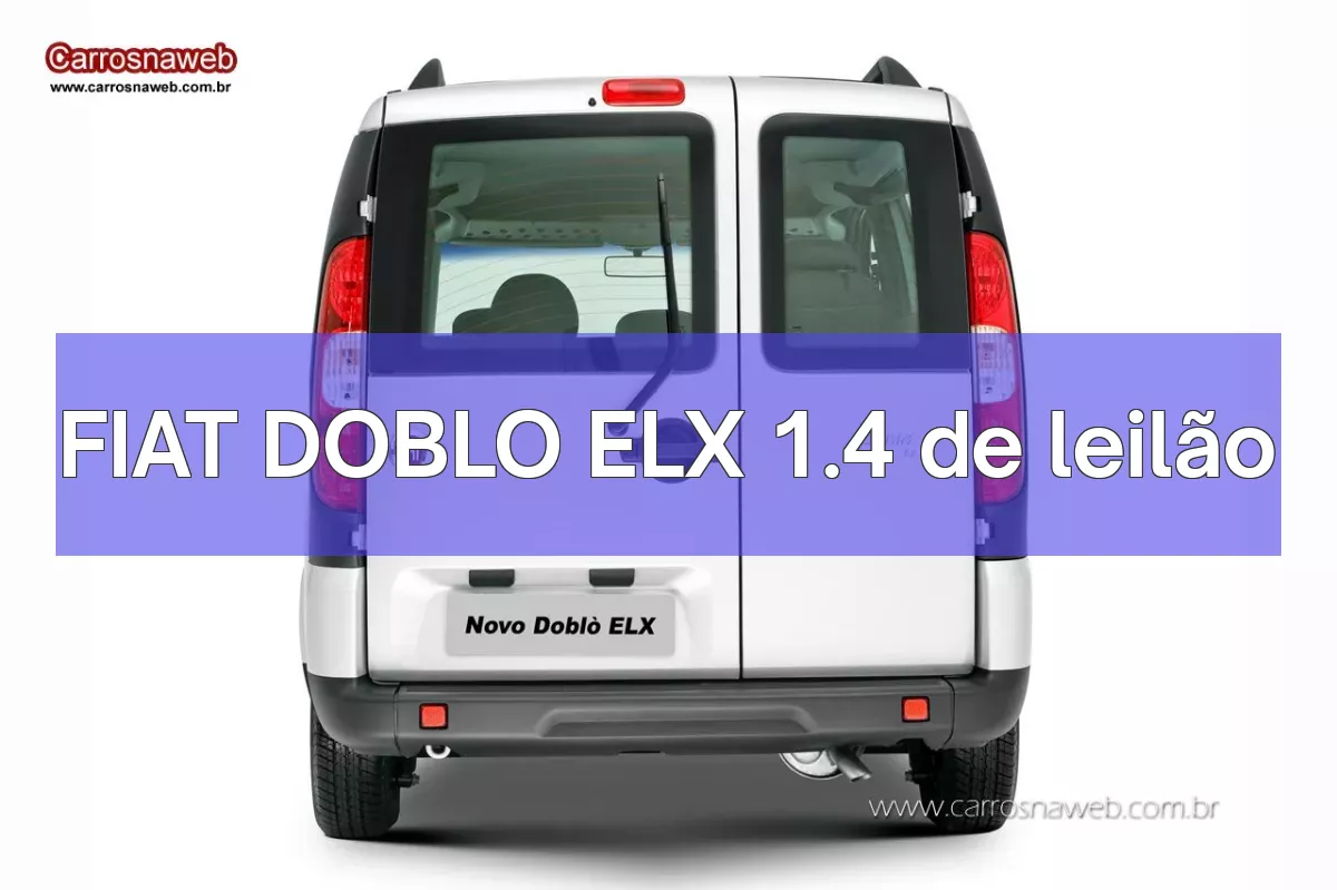 FIAT DOBLO ELX 1.4 em leilão