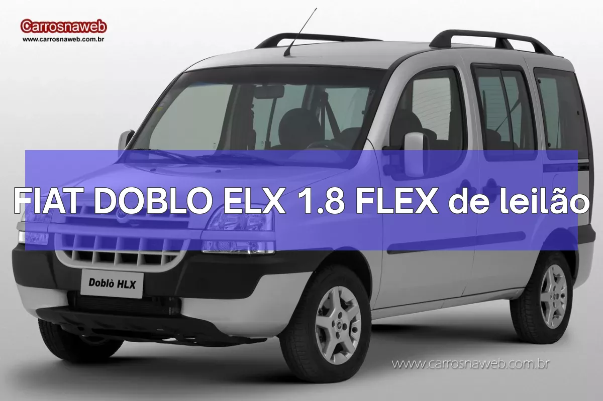 FIAT DOBLO ELX 1.8 FLEX em leilão