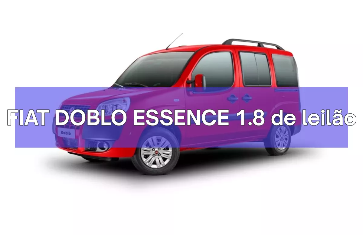 FIAT DOBLO ESSENCE 1.8 em leilão