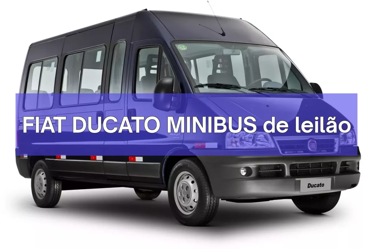 FIAT DUCATO MINIBUS em leilão
