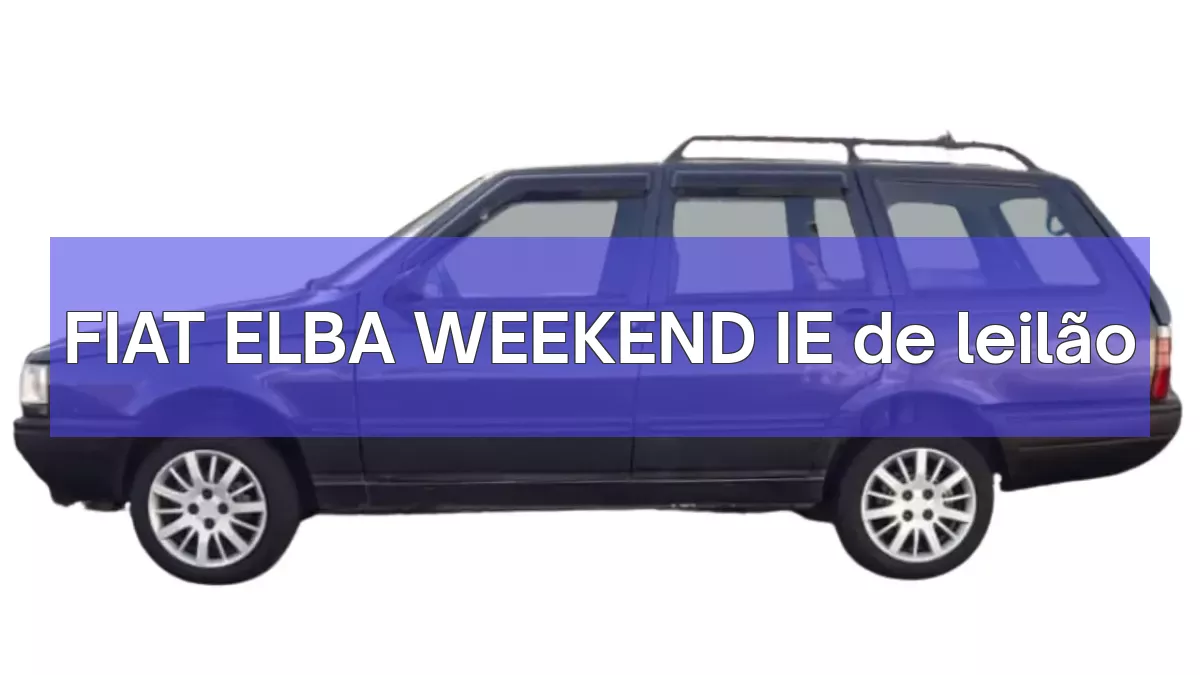 FIAT ELBA WEEKEND IE em leilão