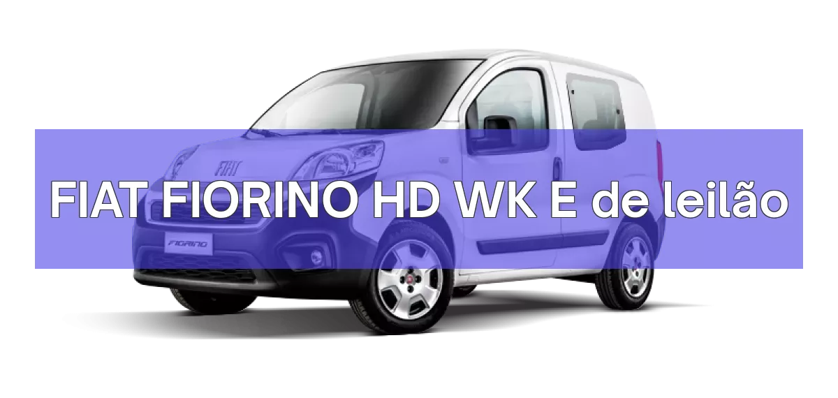 FIAT FIORINO HD WK E em leilão