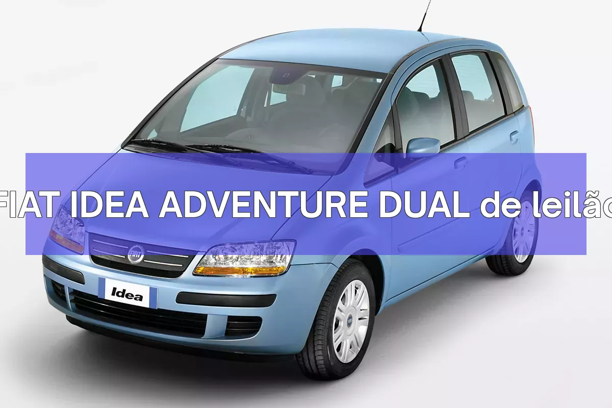 FIAT IDEA ADVENTURE DUAL em leilão