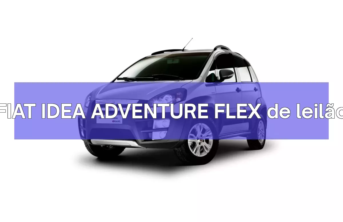 FIAT IDEA ADVENTURE FLEX em leilão