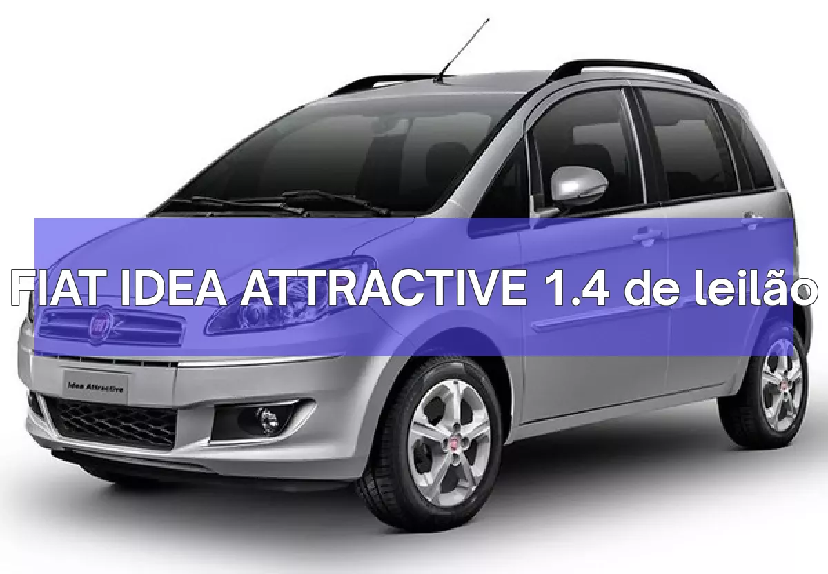 FIAT IDEA ATTRACTIVE 1.4 em leilão
