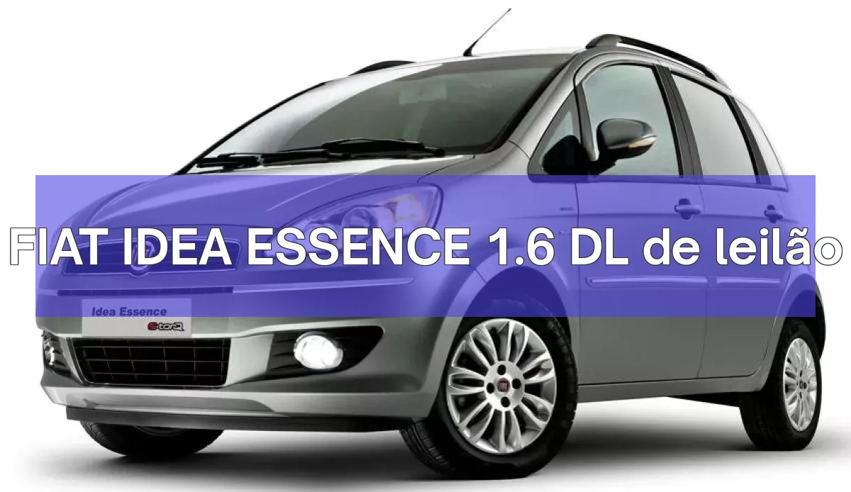 FIAT IDEA ESSENCE 1.6 DL em leilão