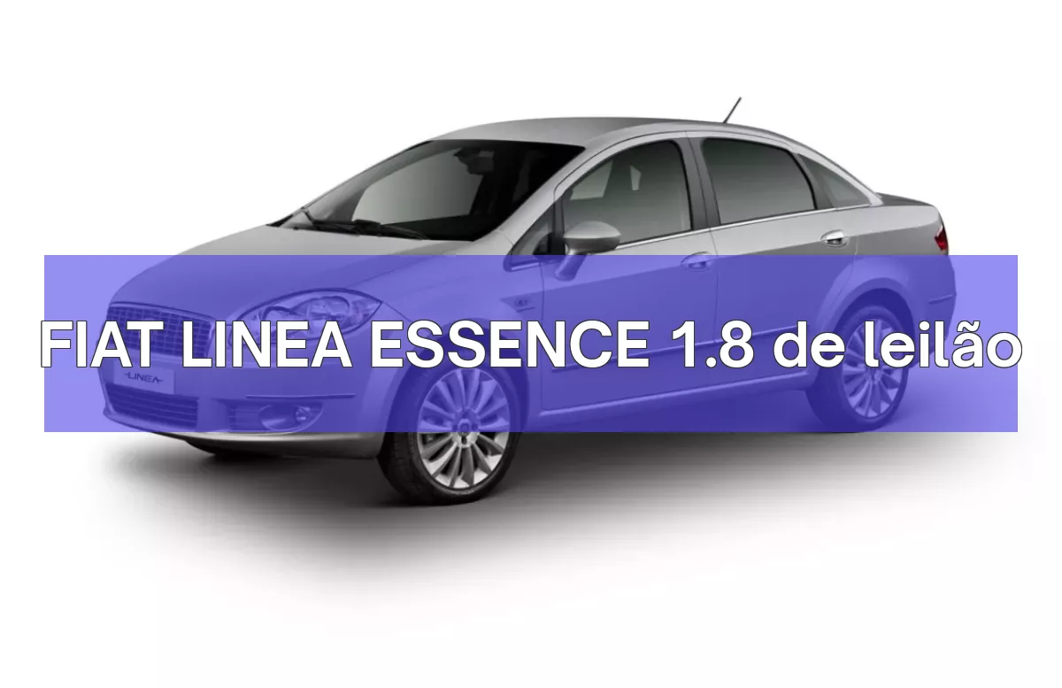 FIAT LINEA ESSENCE 1.8 em leilão