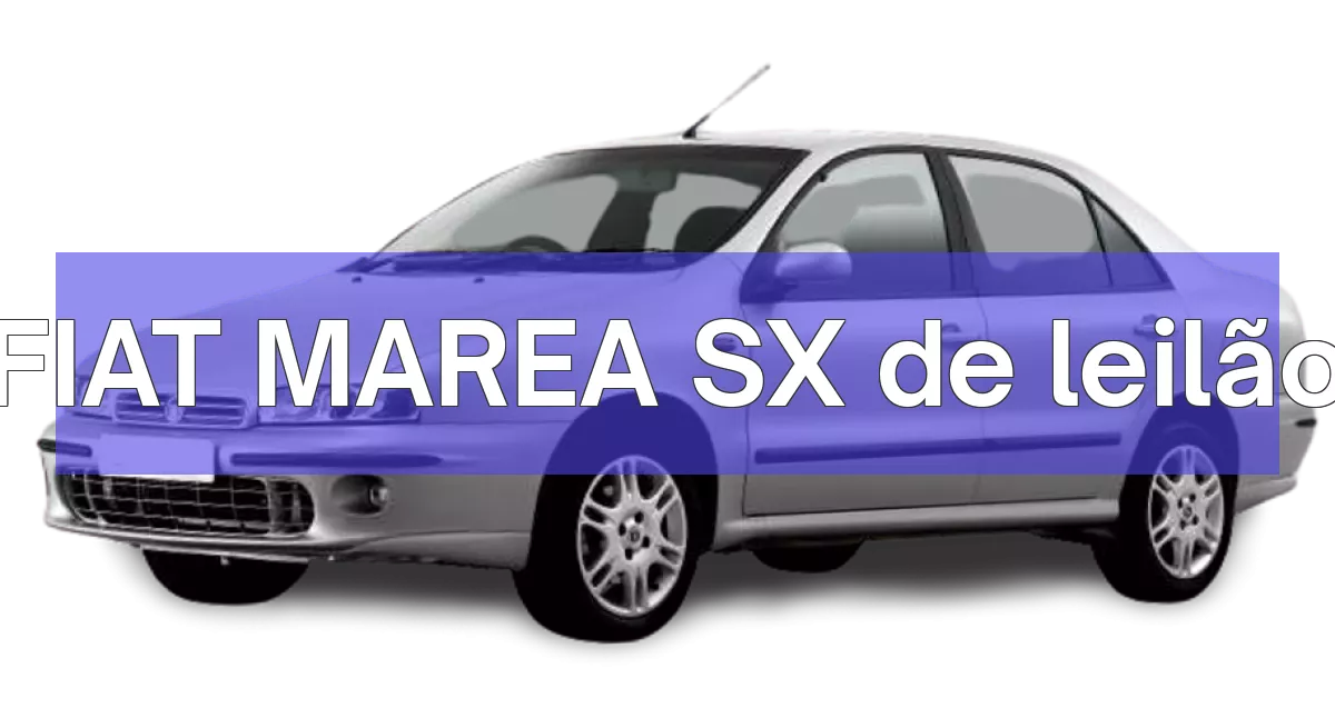 FIAT MAREA SX em leilão
