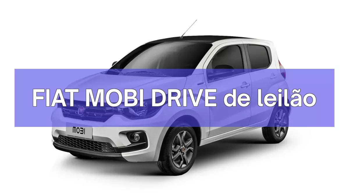 FIAT MOBI DRIVE em leilão