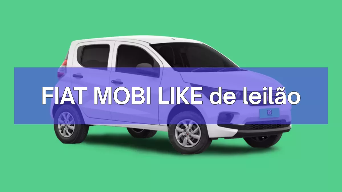 FIAT MOBI LIKE em leilão