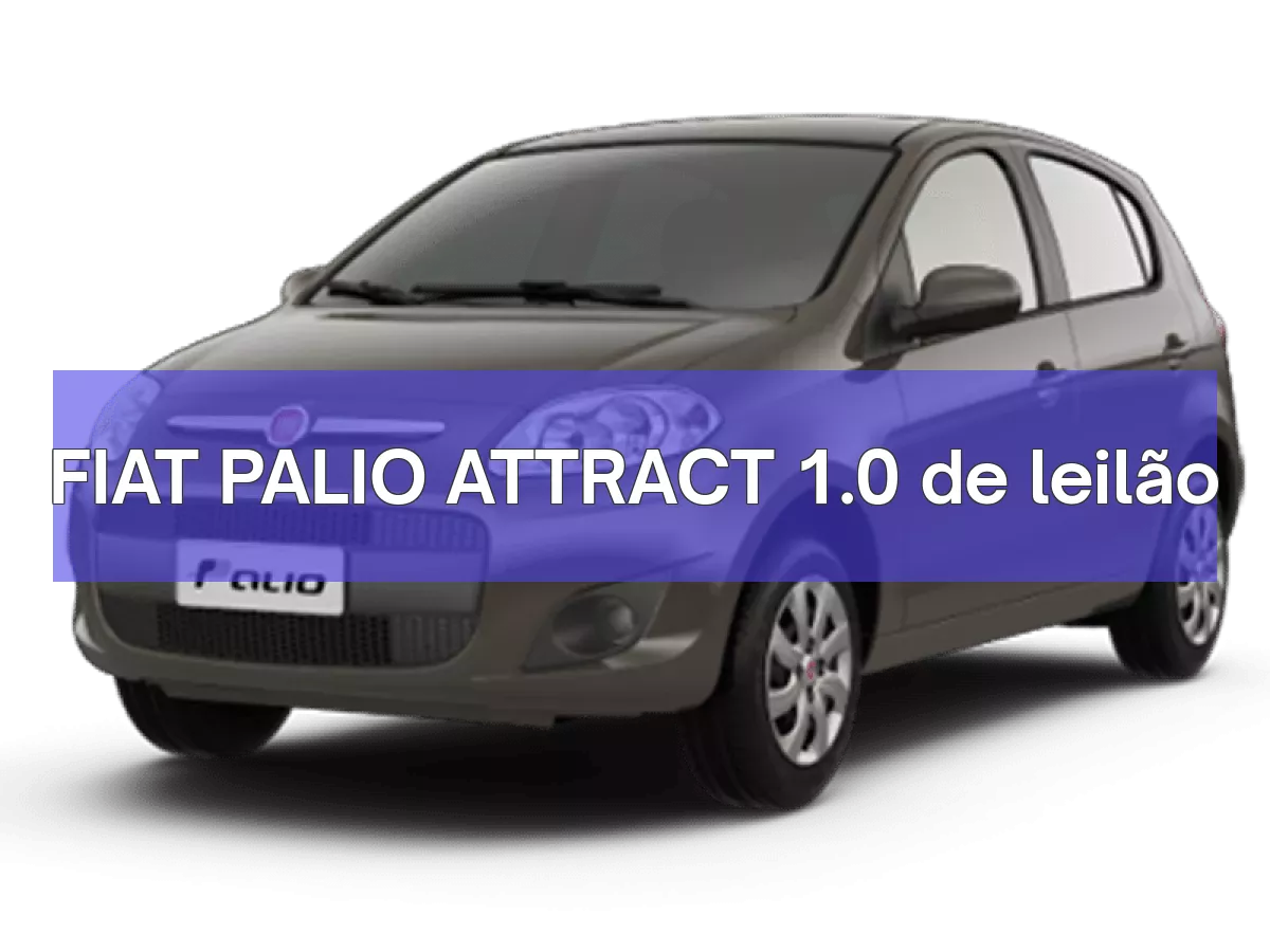 FIAT PALIO ATTRACT 1.0 em leilão