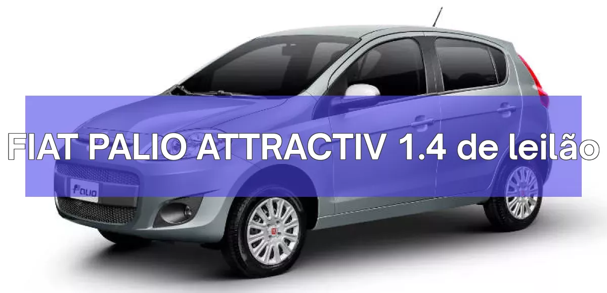 FIAT PALIO ATTRACTIV 1.4 em leilão