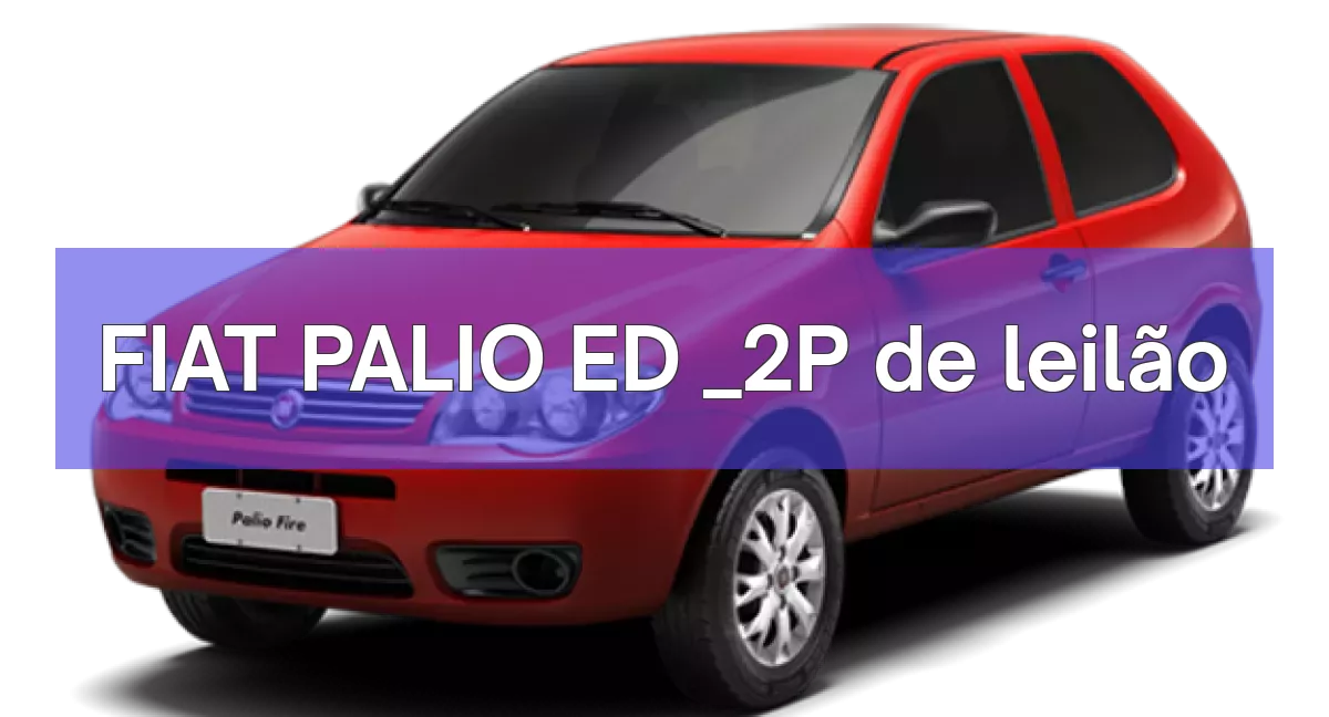 FIAT PALIO ED _2P em leilão
