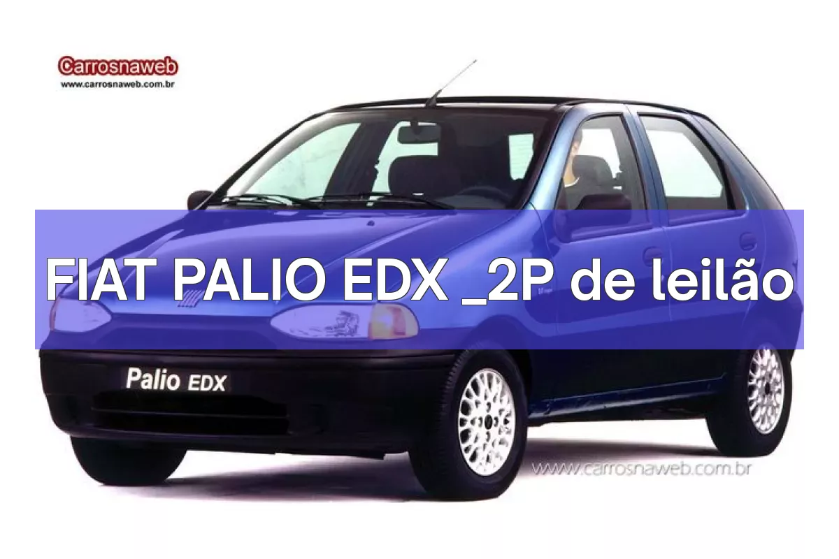 FIAT PALIO EDX _2P em leilão