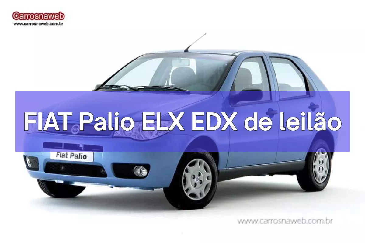 FIAT Palio ELX EDX em leilão