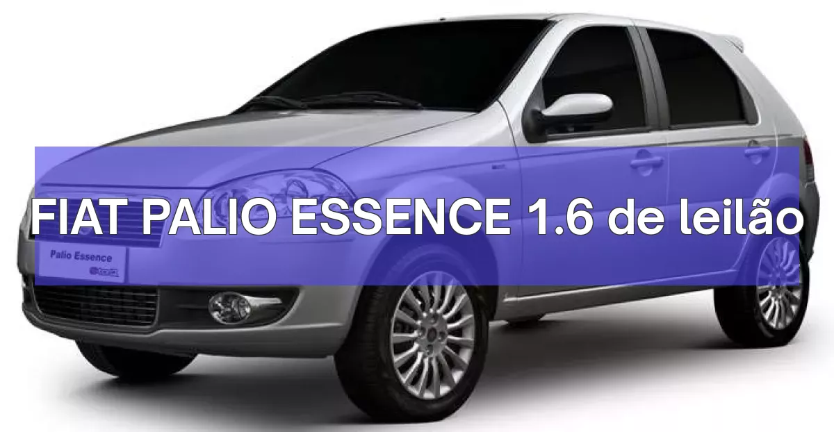 FIAT PALIO ESSENCE 1.6 em leilão