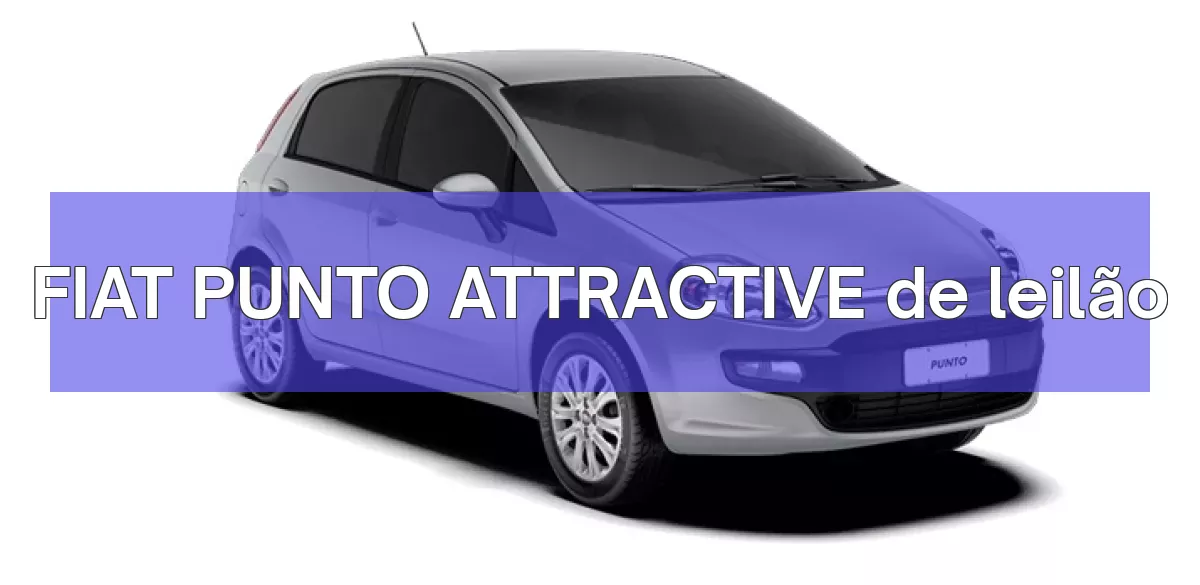 FIAT PUNTO ATTRACTIVE em leilão