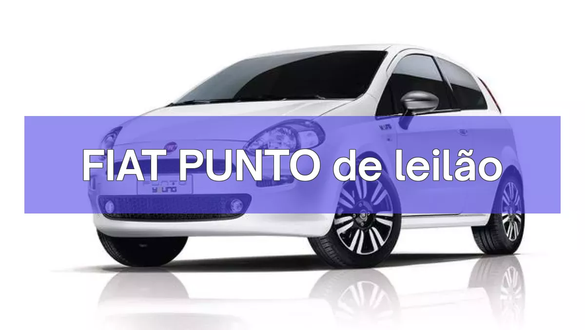 FIAT PUNTO em leilão