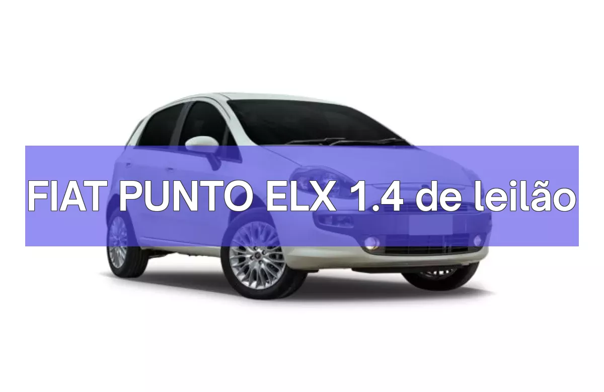 FIAT PUNTO ELX 1.4 em leilão