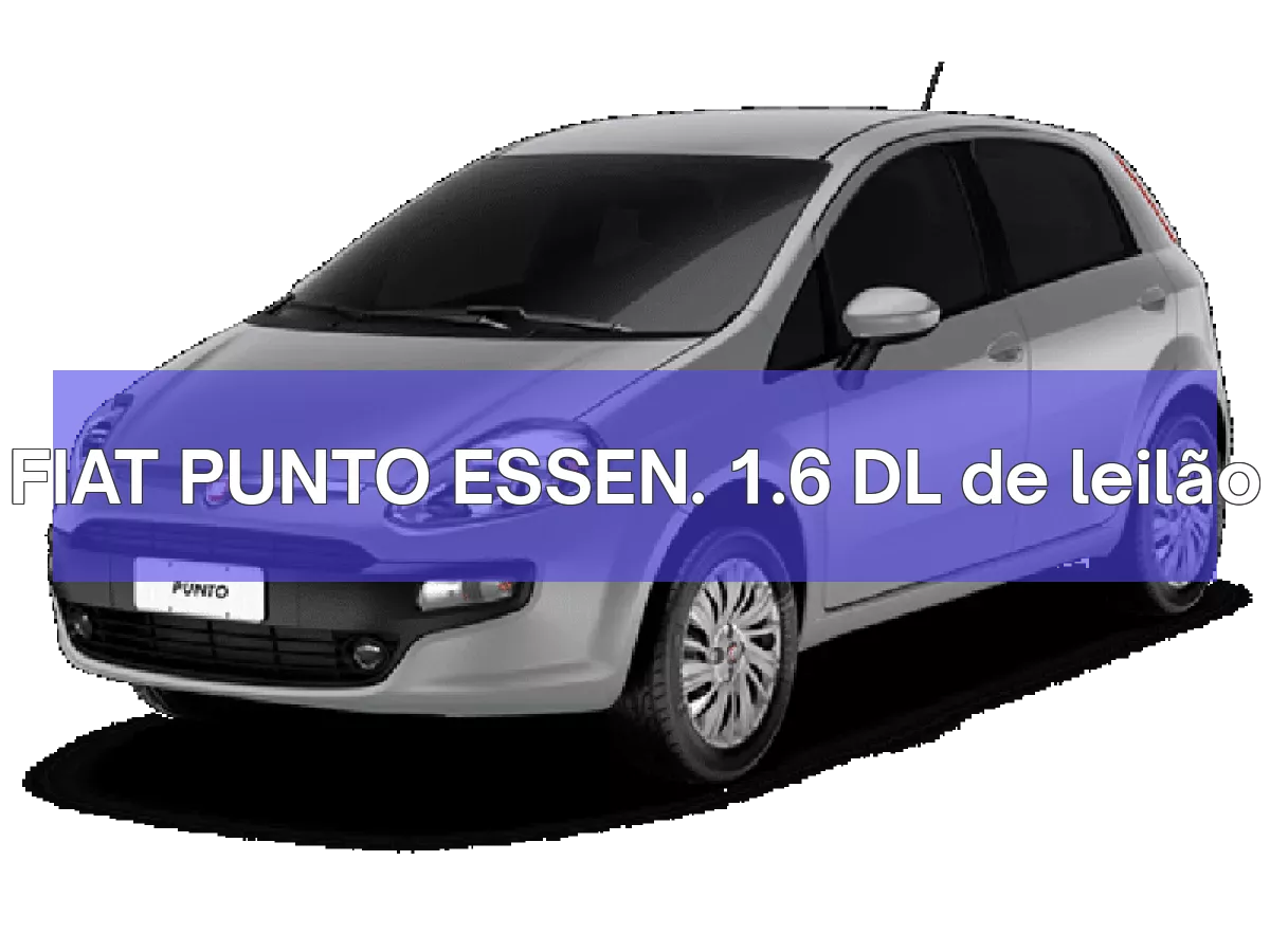 FIAT PUNTO ESSEN. 1.6 DL em leilão