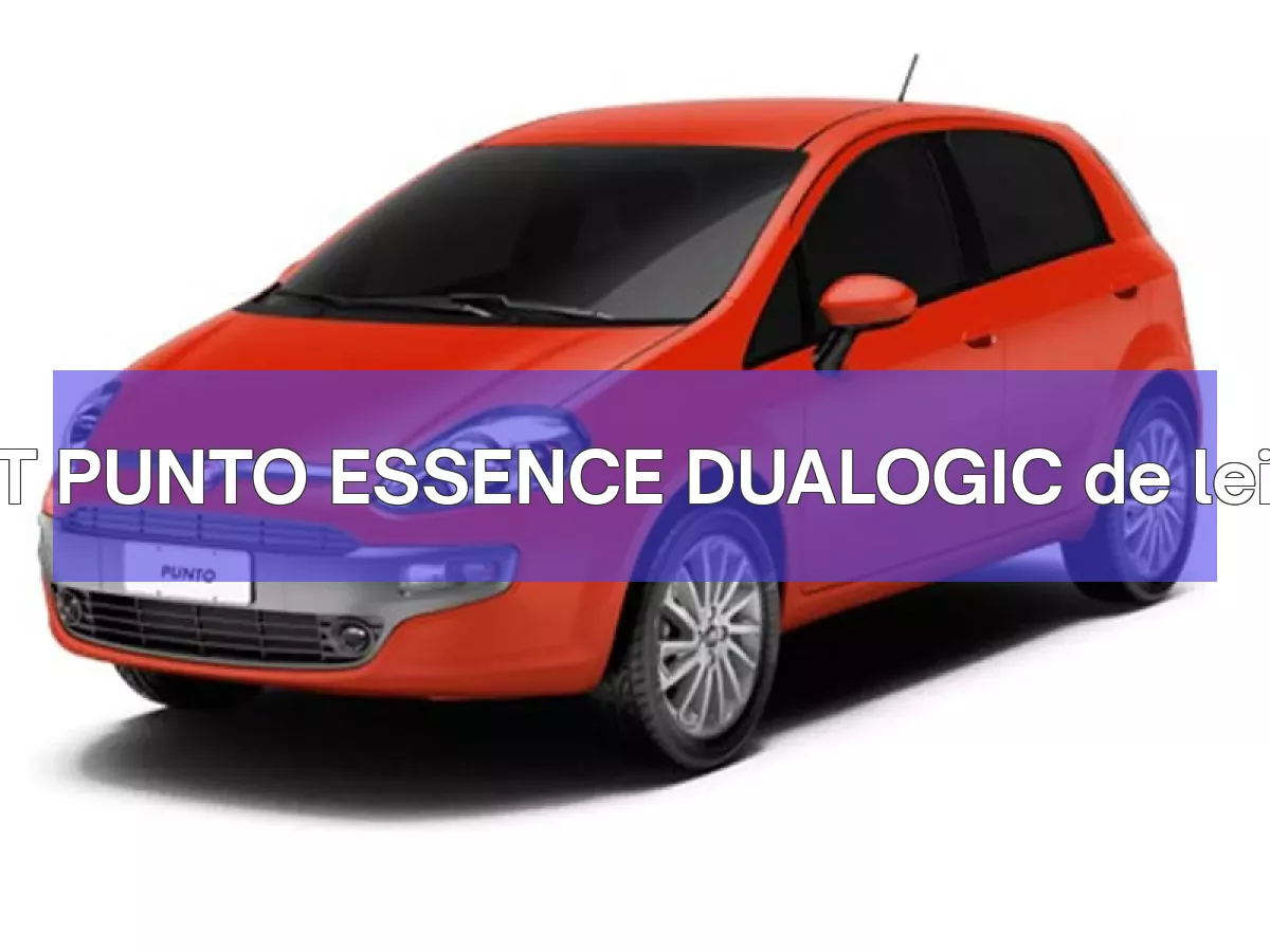 FIAT PUNTO ESSENCE DUALOGIC em leilão