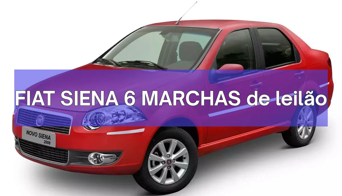 FIAT SIENA 6 MARCHAS em leilão