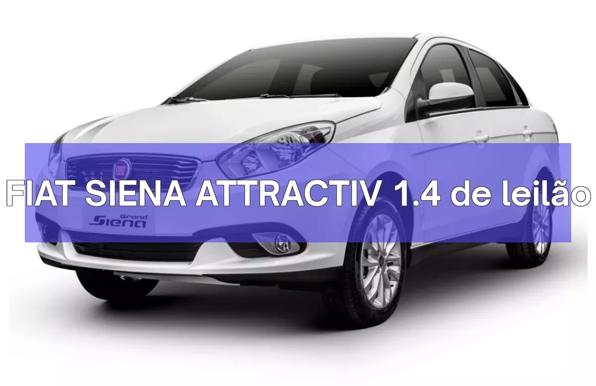 FIAT SIENA ATTRACTIV 1.4 em leilão