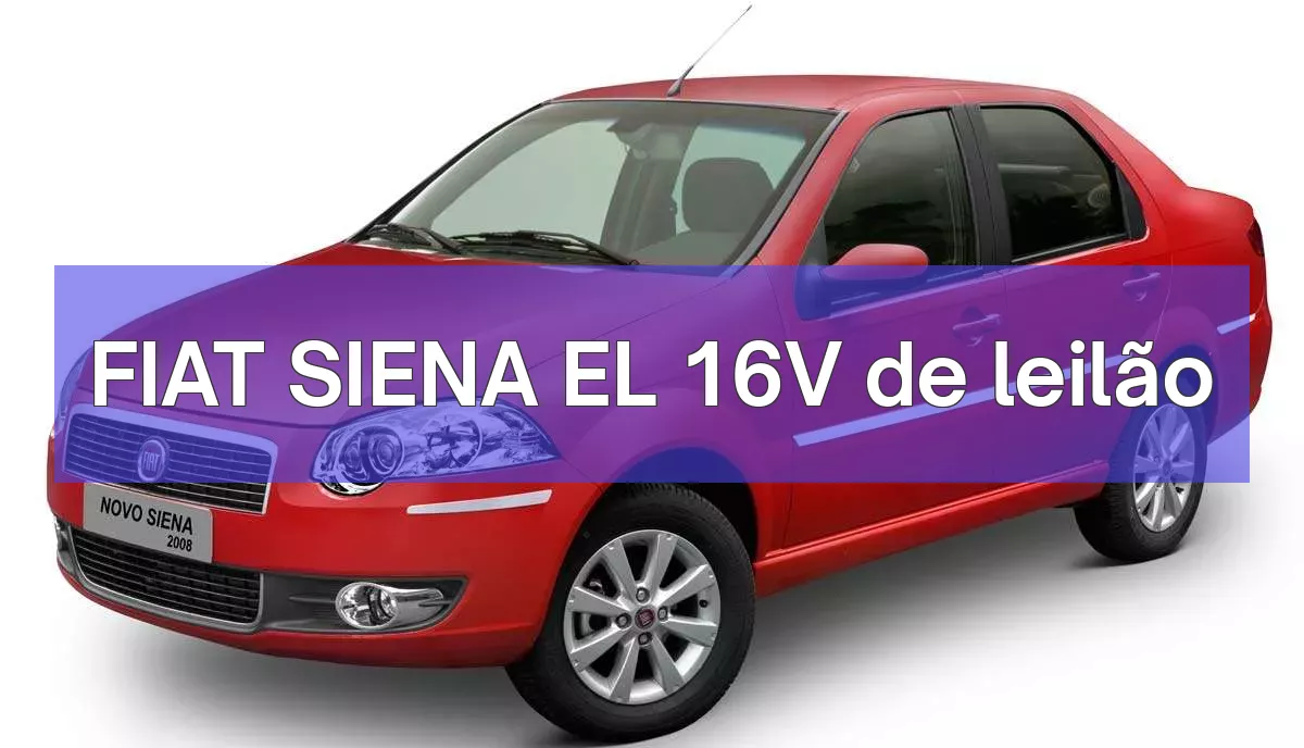 FIAT SIENA EL 16V em leilão