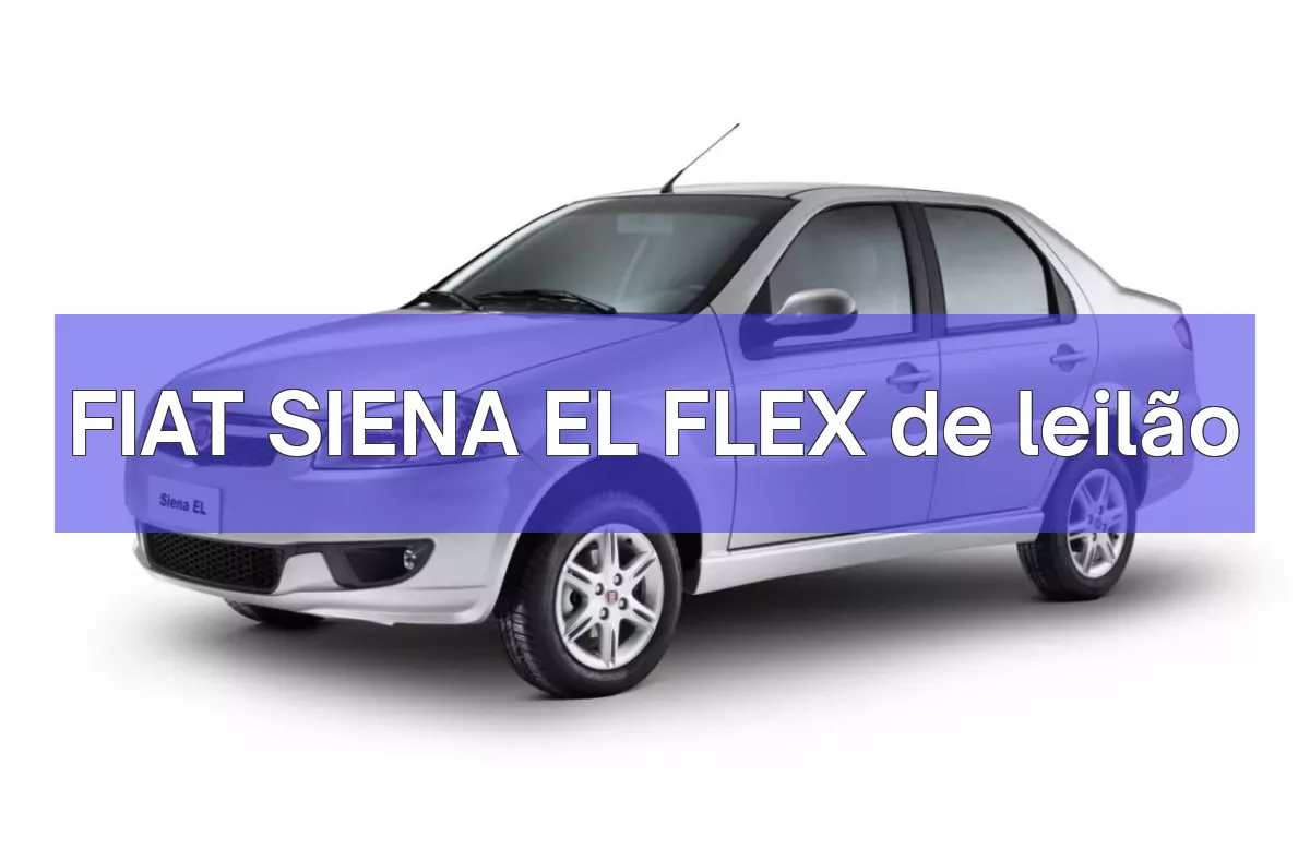 FIAT SIENA EL FLEX em leilão