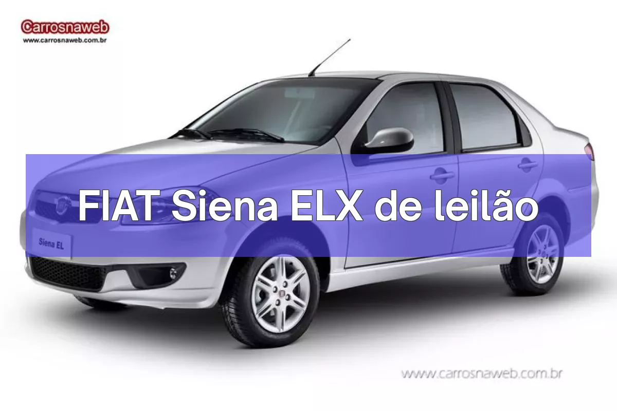 FIAT Siena ELX em leilão