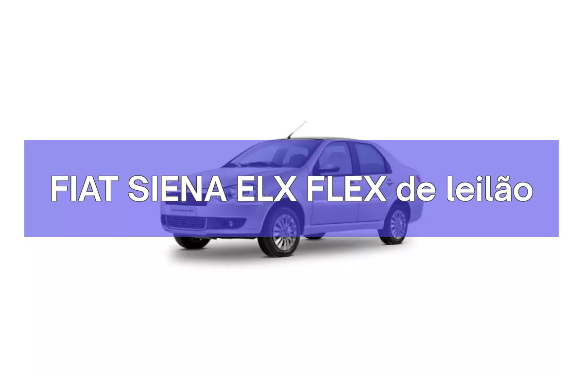 FIAT SIENA ELX FLEX em leilão