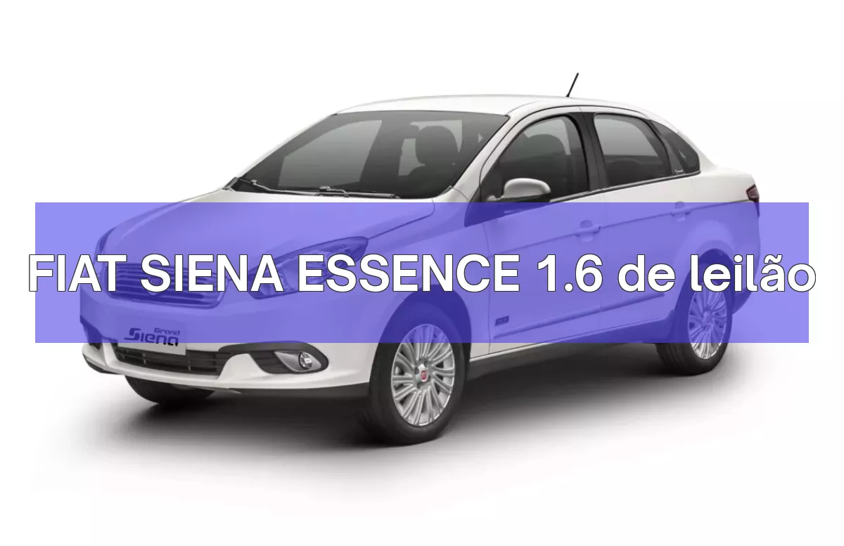 FIAT SIENA ESSENCE 1.6 em leilão